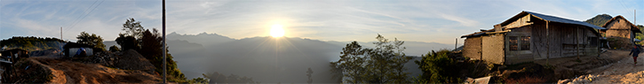 Sunrise over Chichila