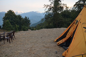 tent with a view